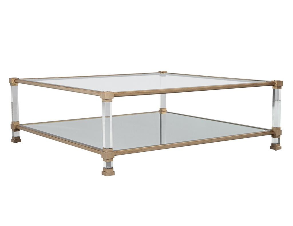 Moderner Cocktailtisch aus Messing Gwyneth von Century Furniture im Angebot 1