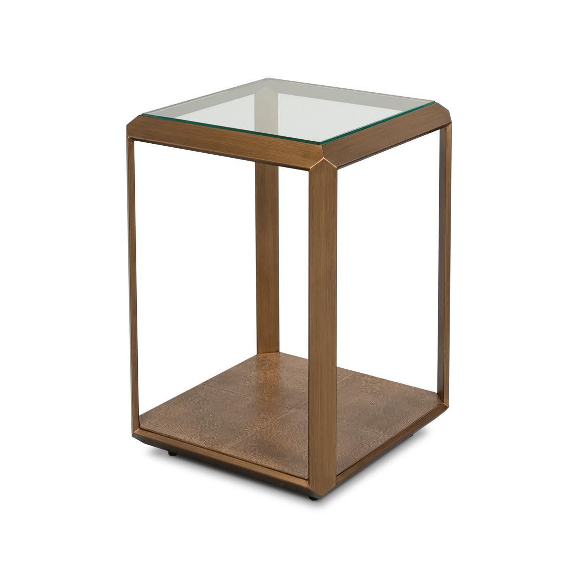Minimaliste Table d'appoint moderne en laiton en vente
