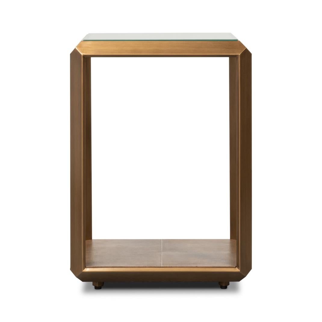 XXIe siècle et contemporain Table d'appoint moderne en laiton en vente