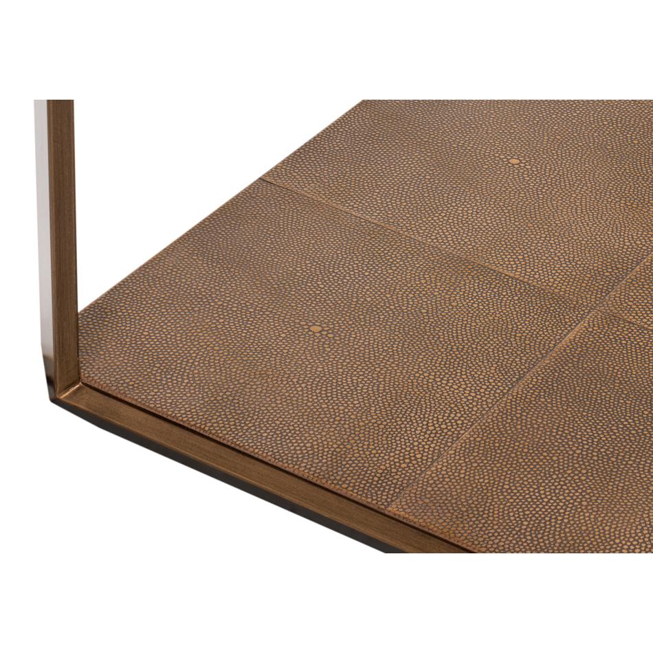 Table basse moderne en laiton en vente 2