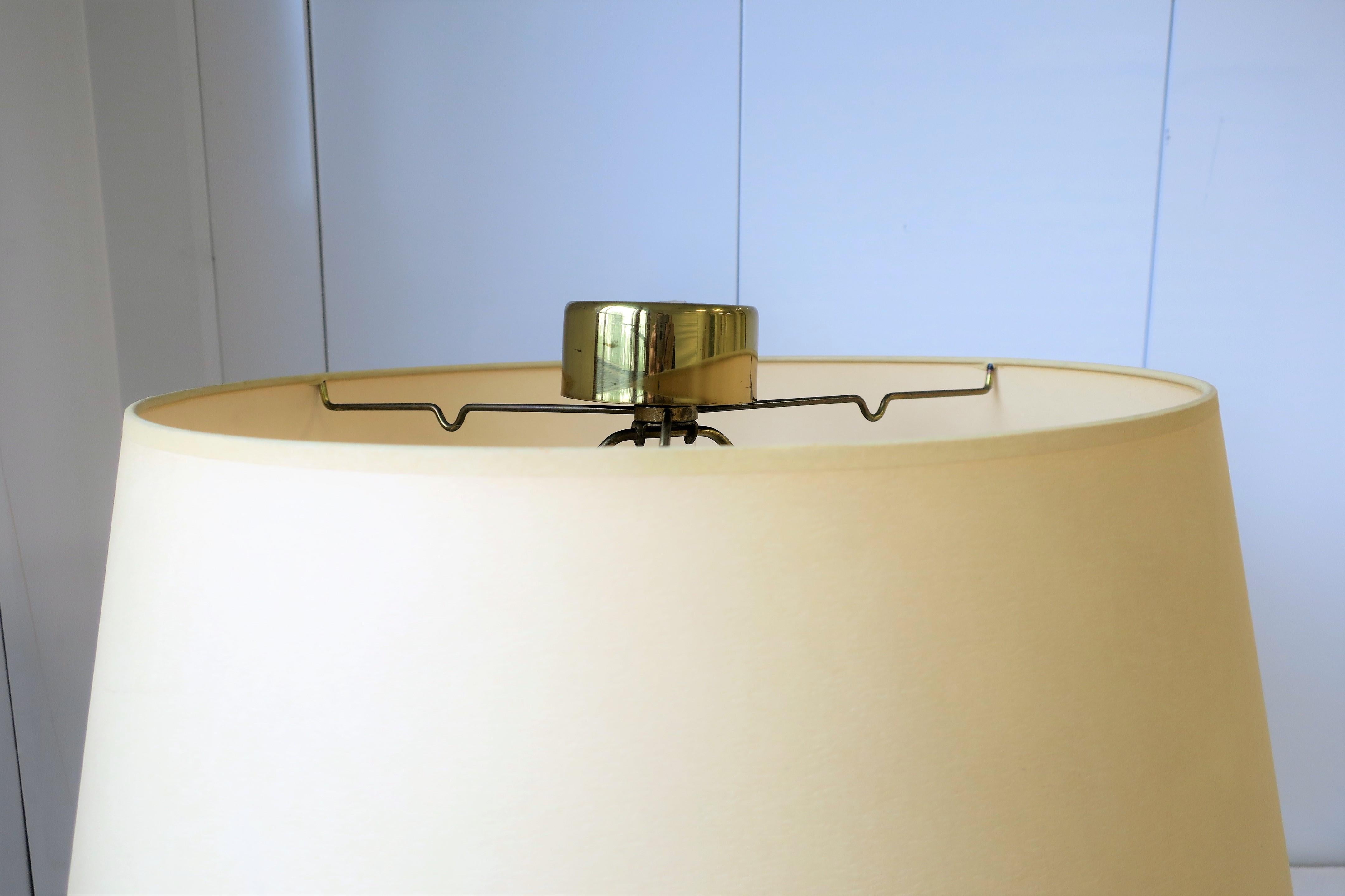 Modern Brass Floor Lamp by Koch and Lowey 5