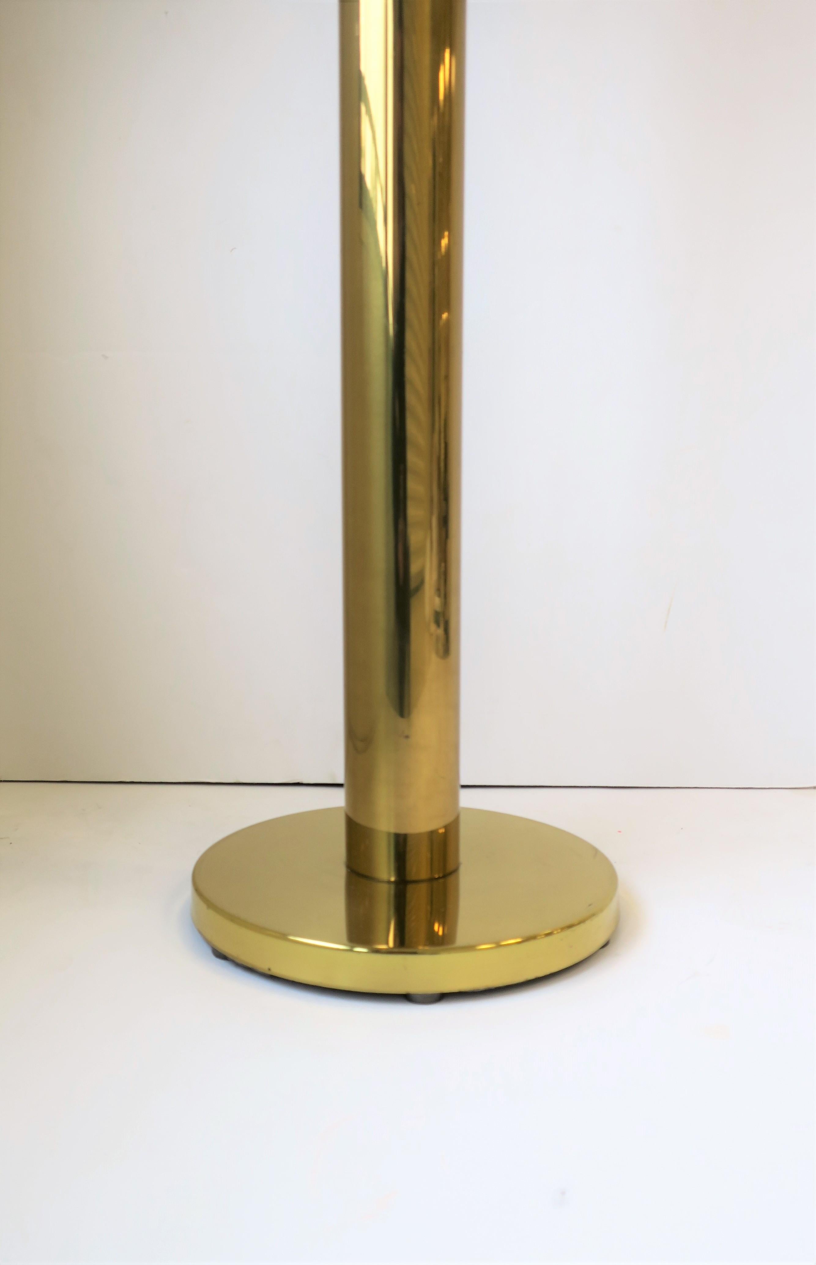 Modern Brass Floor Lamp by Koch and Lowey 2