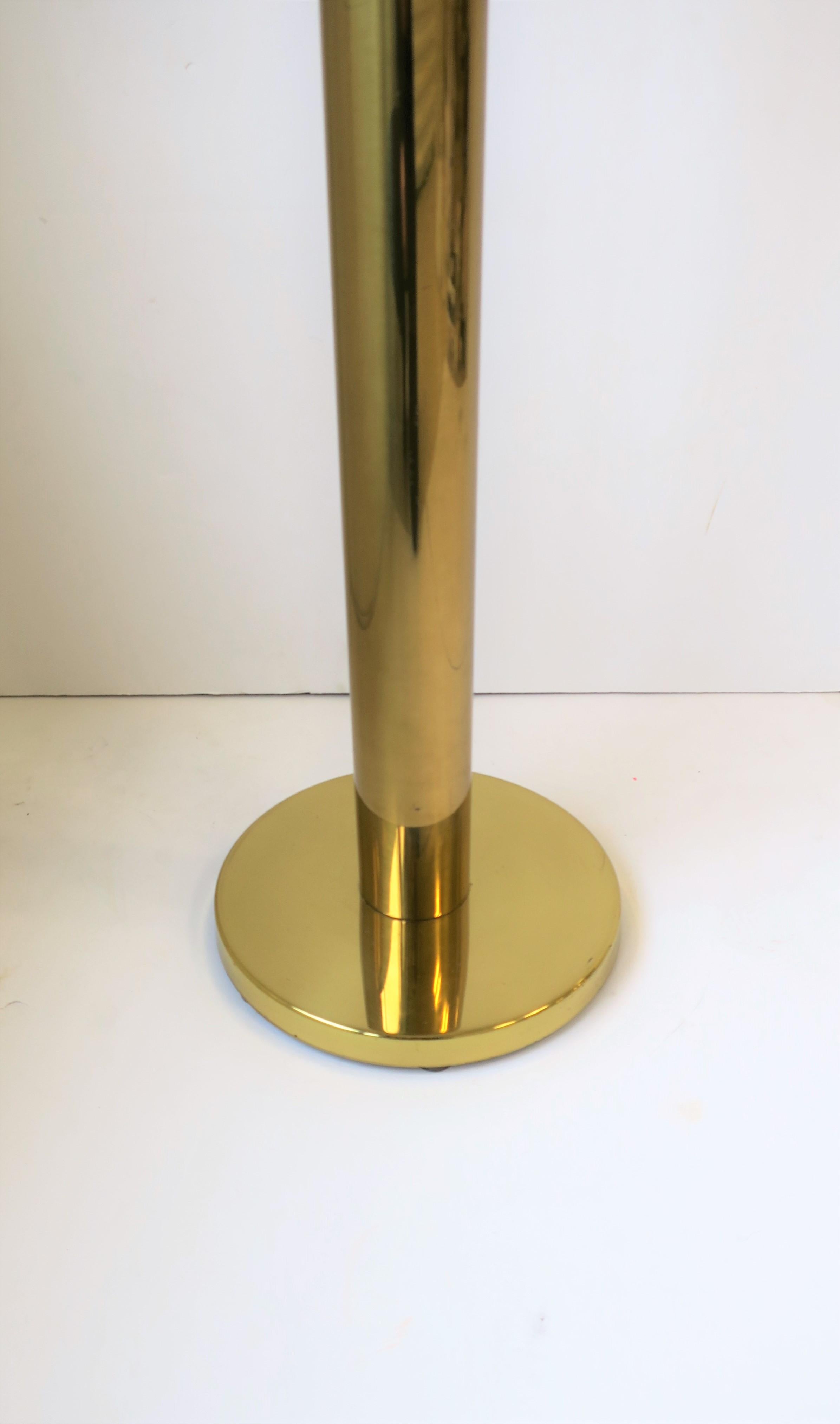 Modern Brass Floor Lamp by Koch and Lowey 3