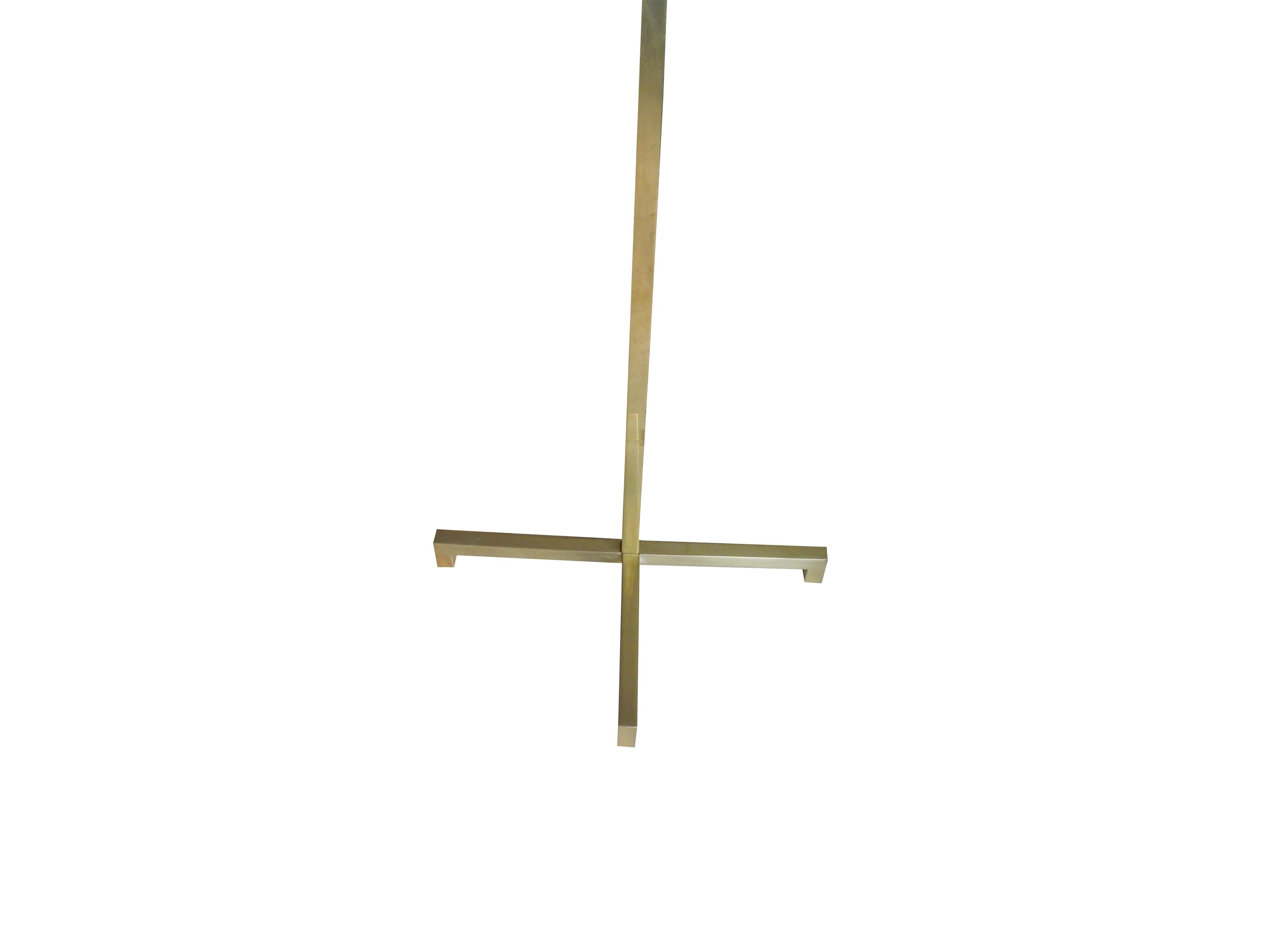 20th Century Modern Brass Floor Lamp by T.H. Robsjohn-Gibbings for Hansen  For Sale