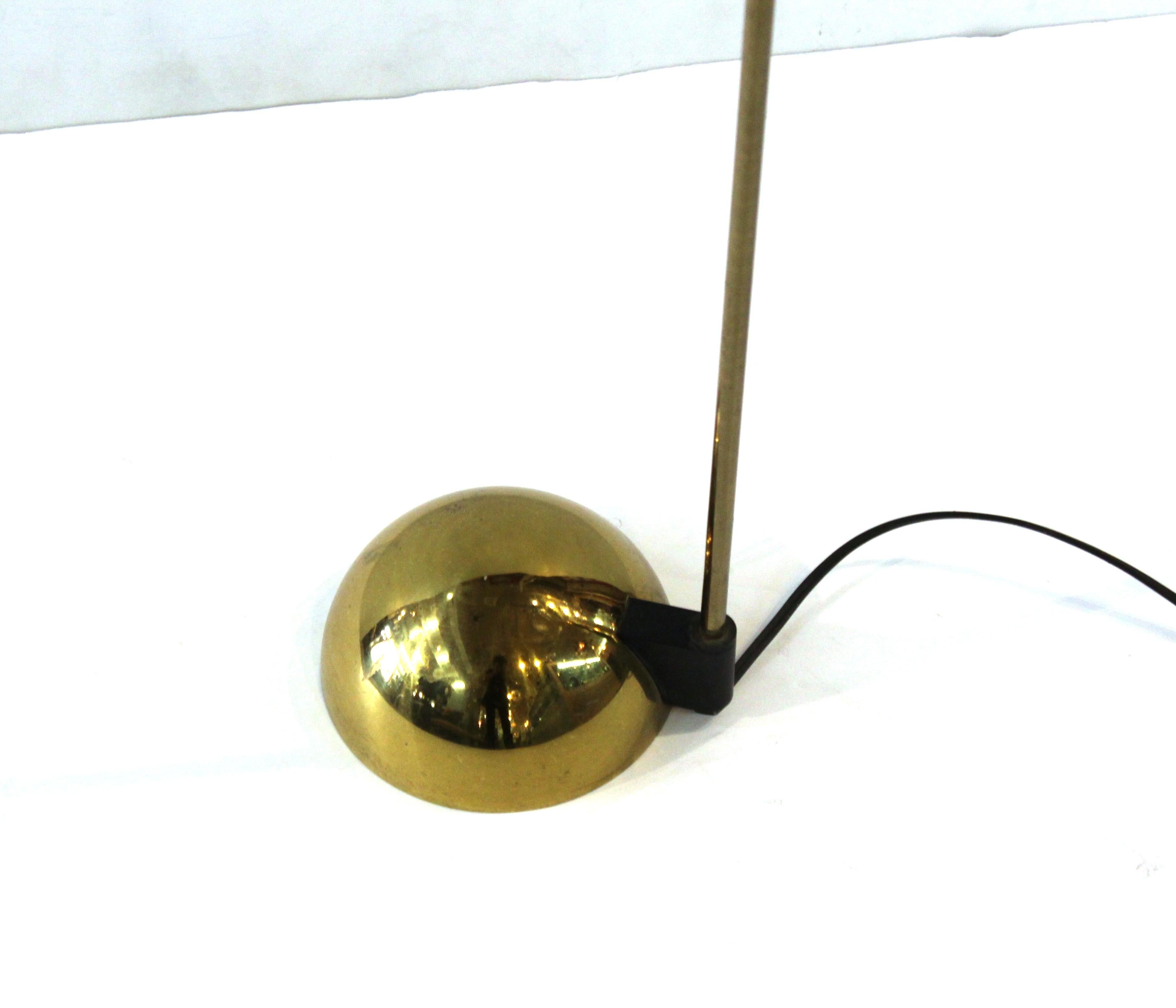 Metal Modern Brass Floor Lamp or Reading Lamp with Adjustable Shade