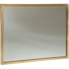 Modern Brass Frame with Mirror