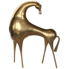 Vintage Modern Brass Sculpture by Dolbi Cashier