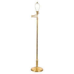 Modern Brass Torchiere