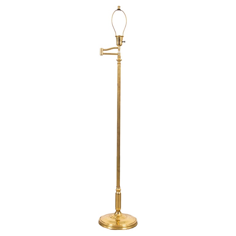 Modern Brass Torchiere For Sale at 1stDibs