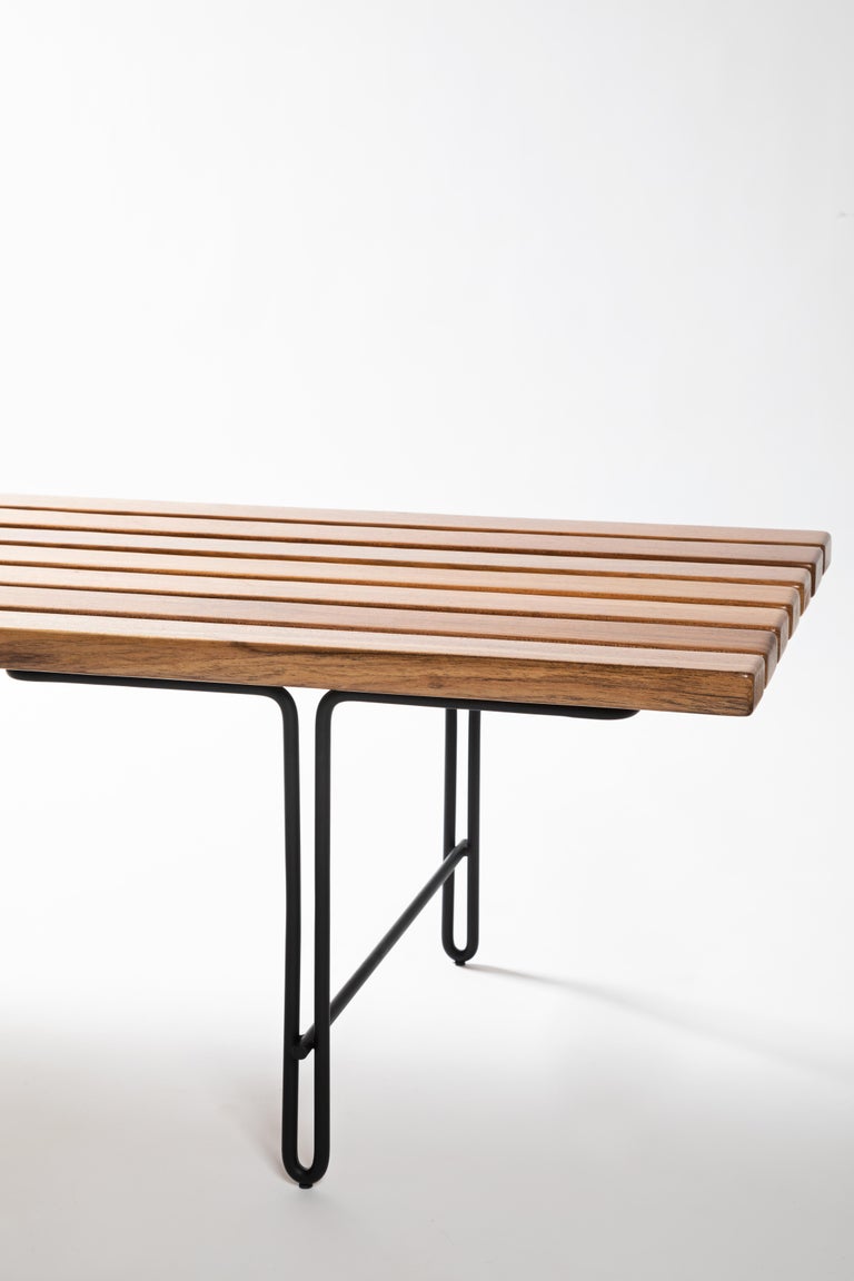 Minimalist Brazilian Bench in Solid Wood 