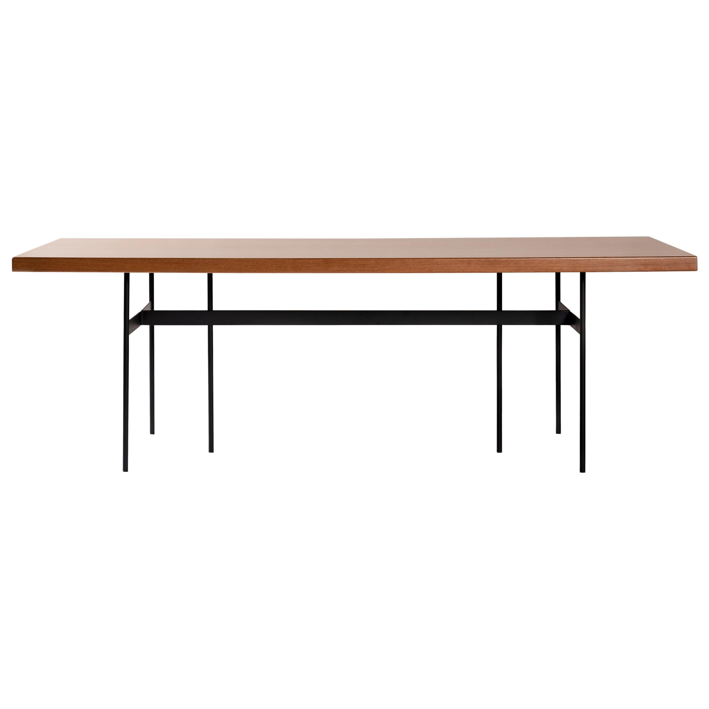 Minimalist Brazilian Dining Table "Caroline" by Samuel Lamas For Sale