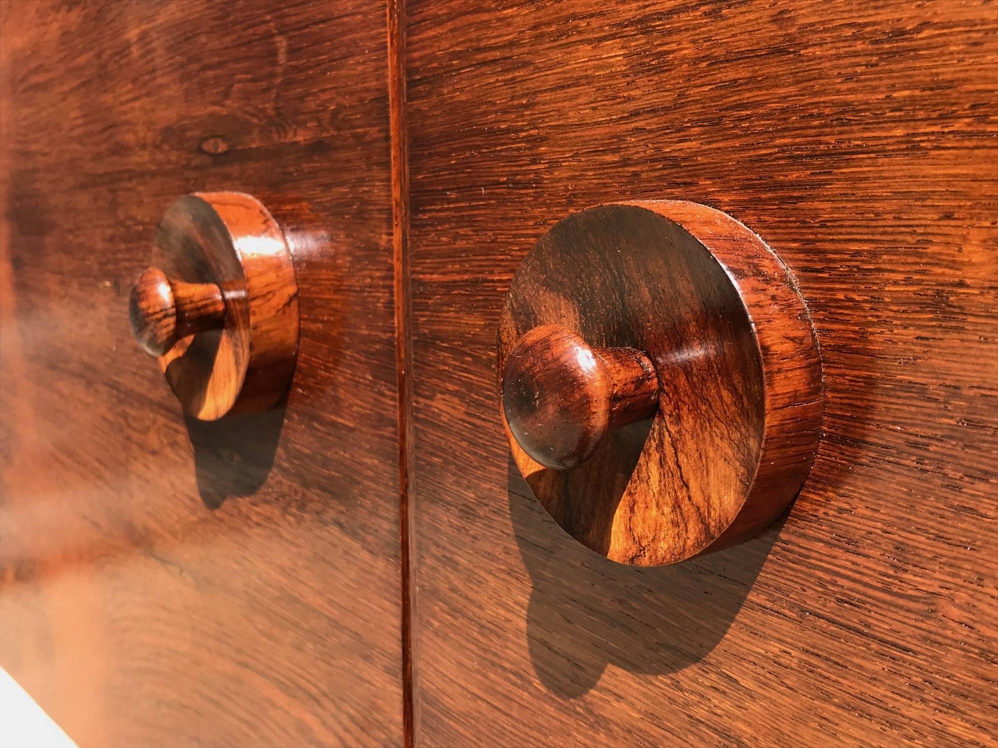 Mid-Century Modern Modern Brazilian Sideboard Made of Rosewood 