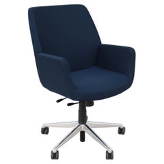 Chaise de bureau/conférence moderne Brian Kane pour Coalesse Bindu, bleu royal