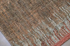 Modern Bronze and Brown Hand-Knotted Wool Rug 9'3''x12'1''
