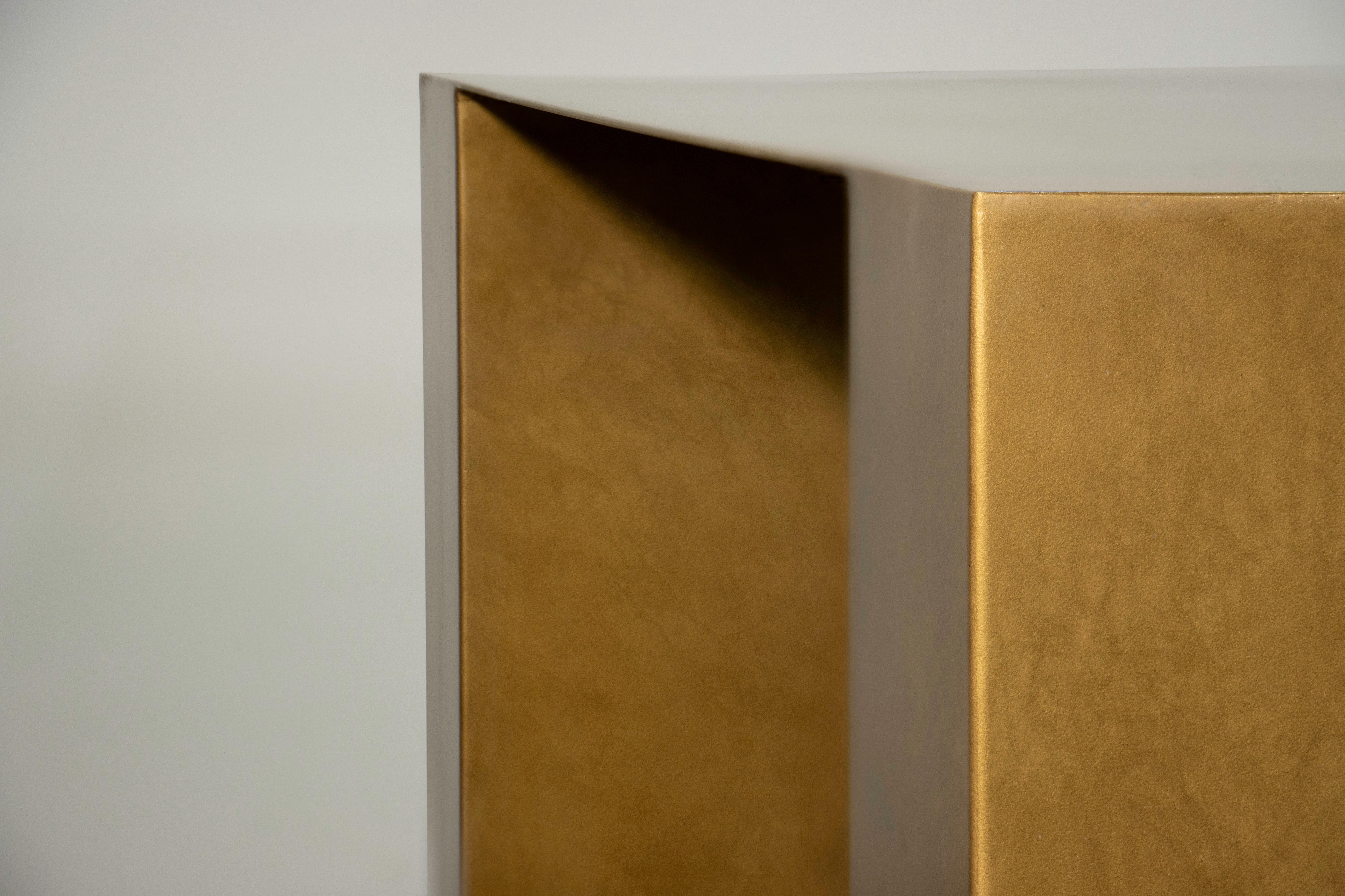 Contemporary Modern Bronze Customizable Dining Table from Costantini, Alonzo For Sale