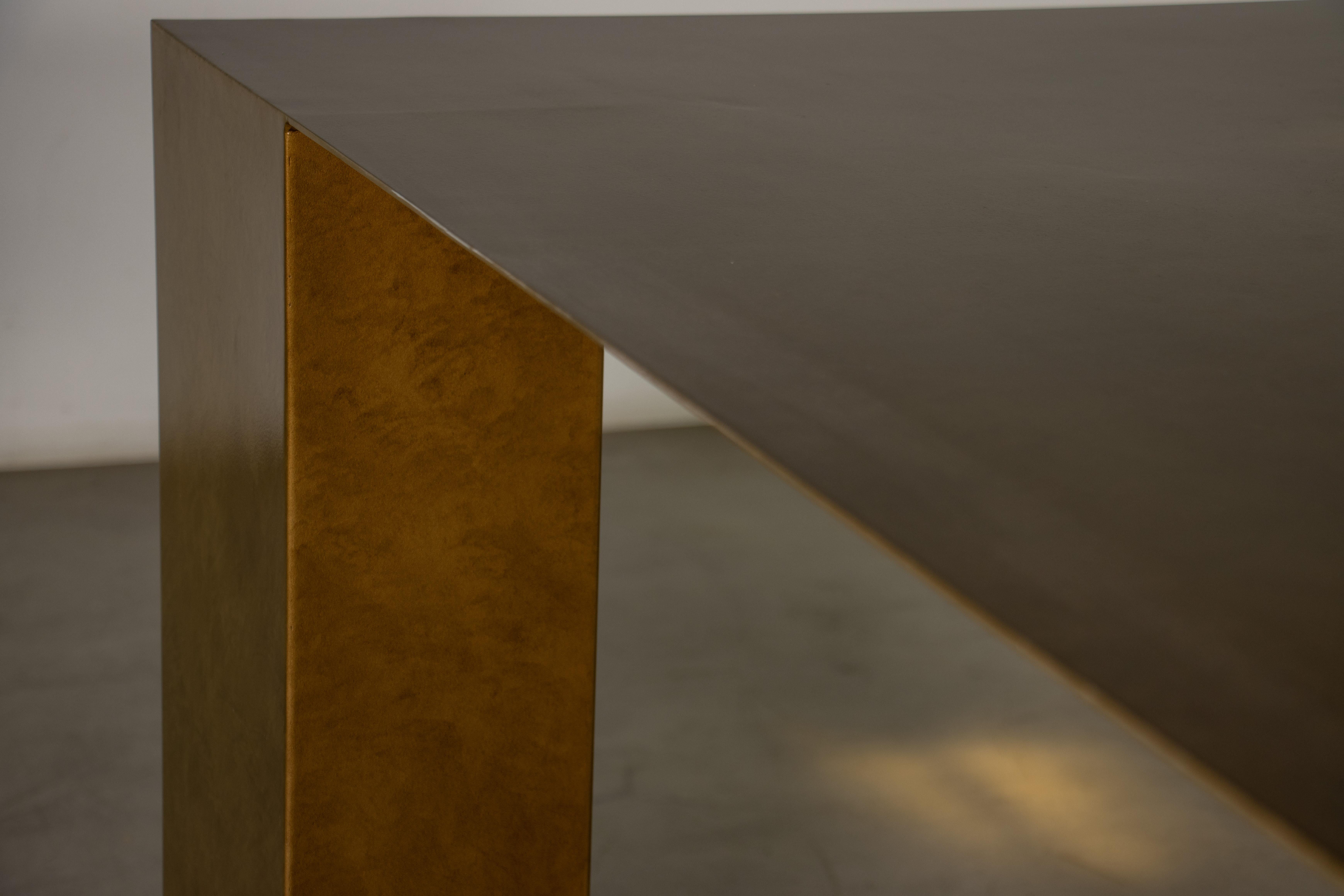 Modern Bronze Customizable Dining Table from Costantini, Alonzo For Sale 3