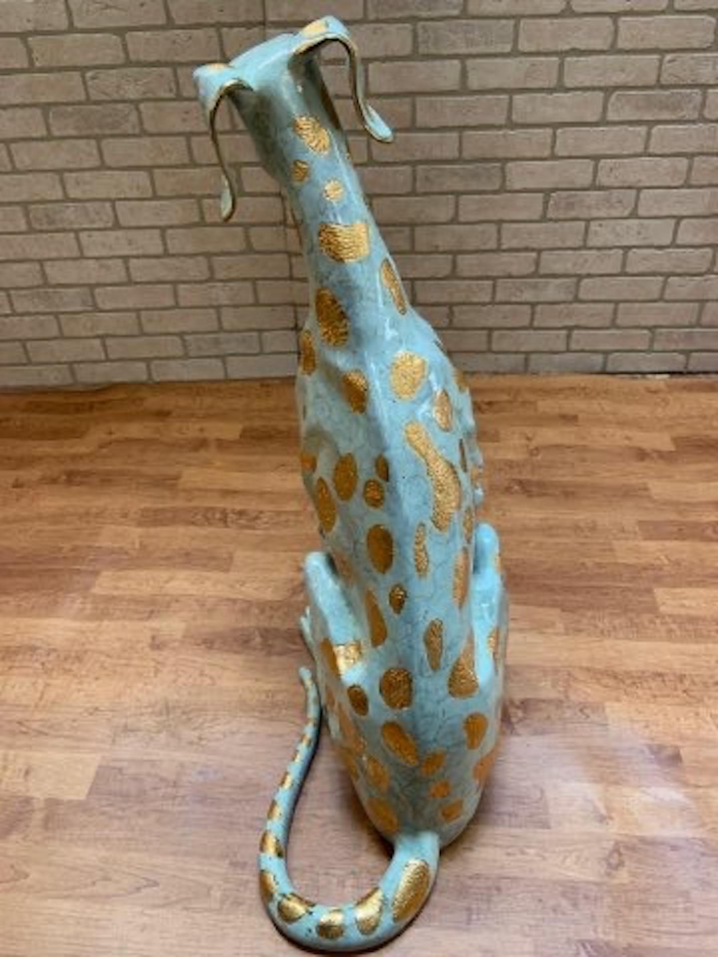 Modern Bronze Dalmatian Dog Statue - Set of 2 3