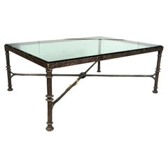 Modern Bronze "Etruscan" Coffee Table By Christopher Chodoff