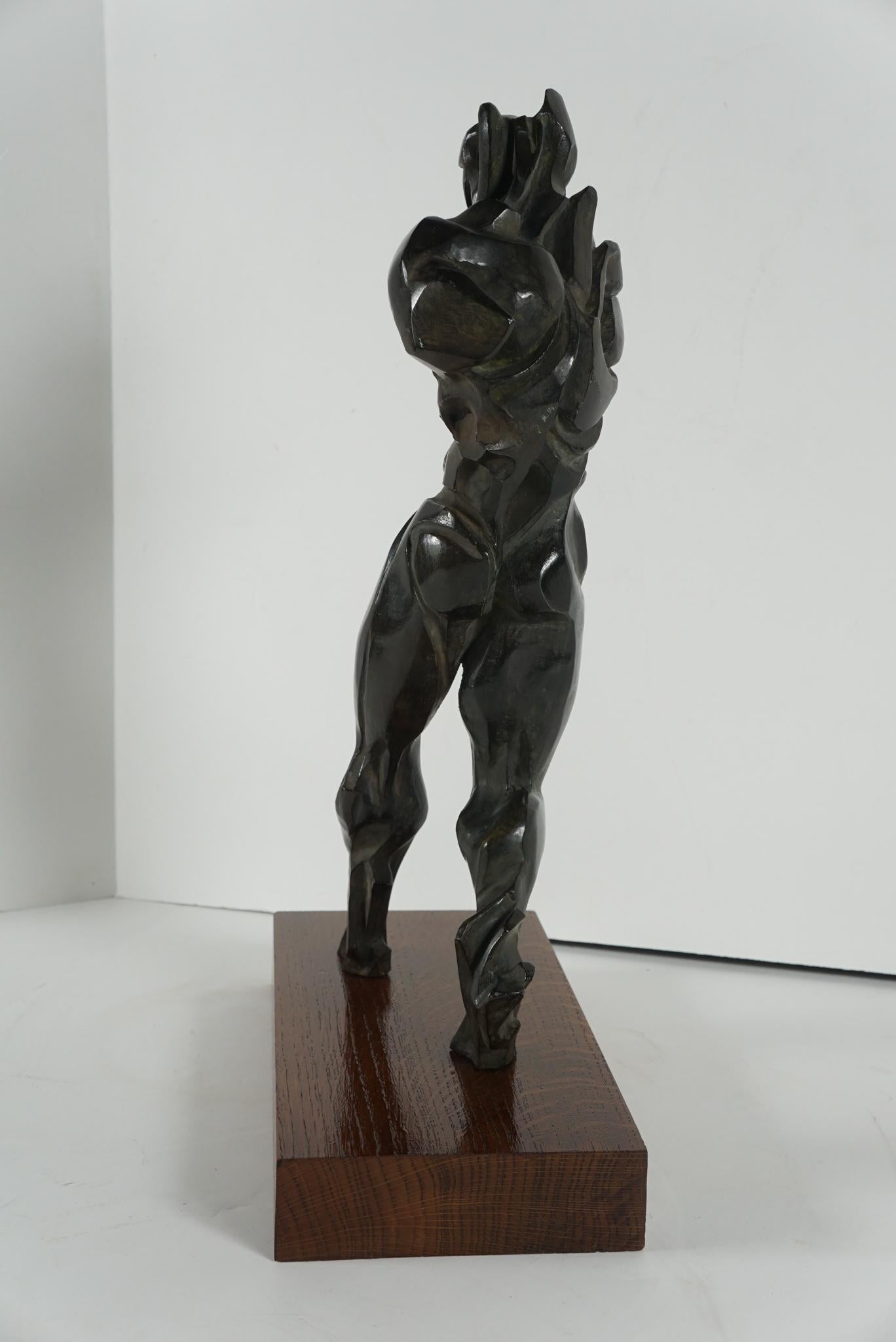 Calco Figura moderna in bronzo di Manuel Fernandez in vendita
