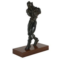 Modern Bronze Figure by Manuel Fernandez