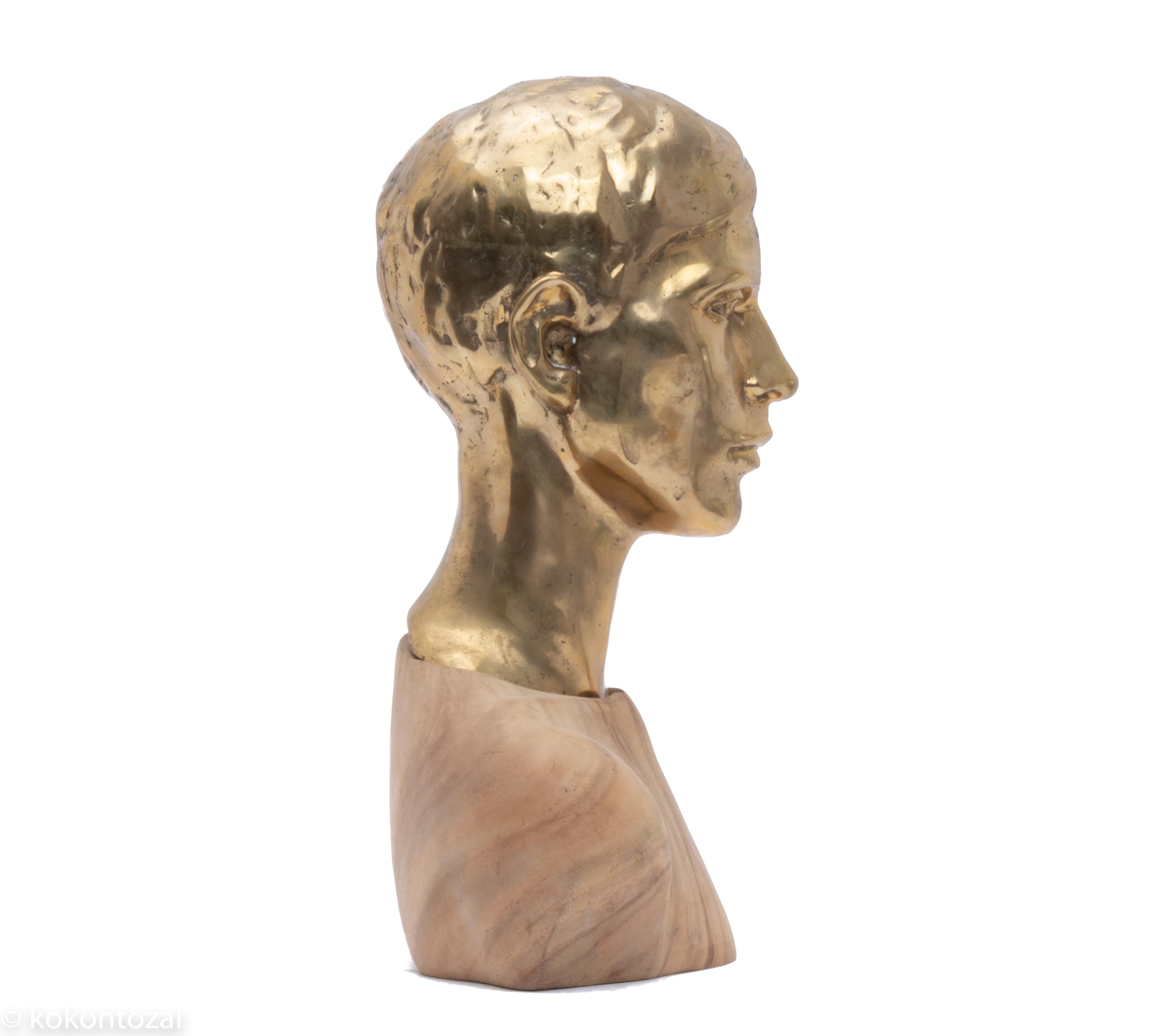Modern Bronze & Mahogany Sculpture Developed by Universal Providers Studio, 2015 For Sale 1