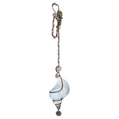 Modern Bronze Mounted Conch Shell Chandelier /Pendant