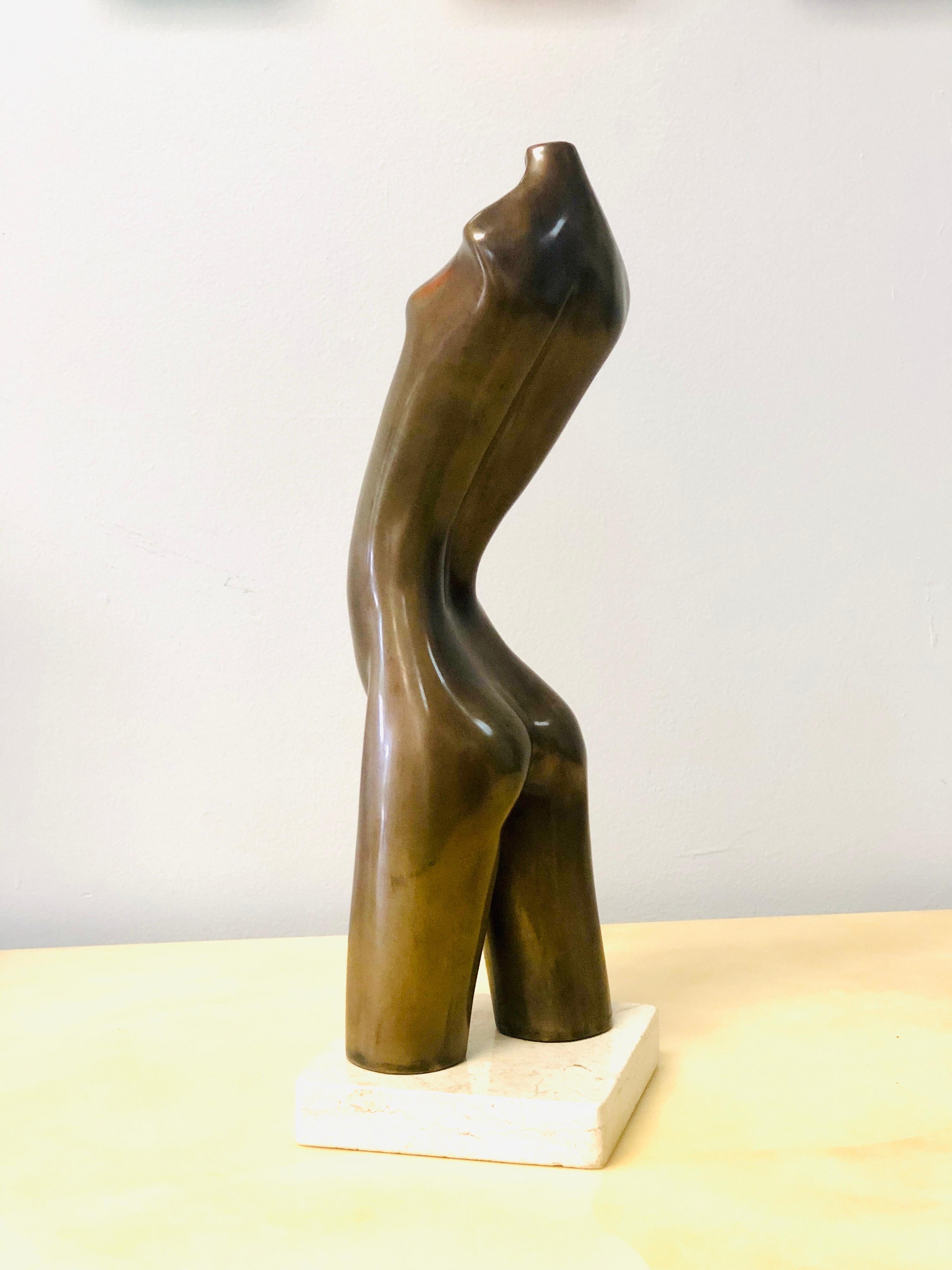 Modern Bronze Nude Sculpture by Hagar 1