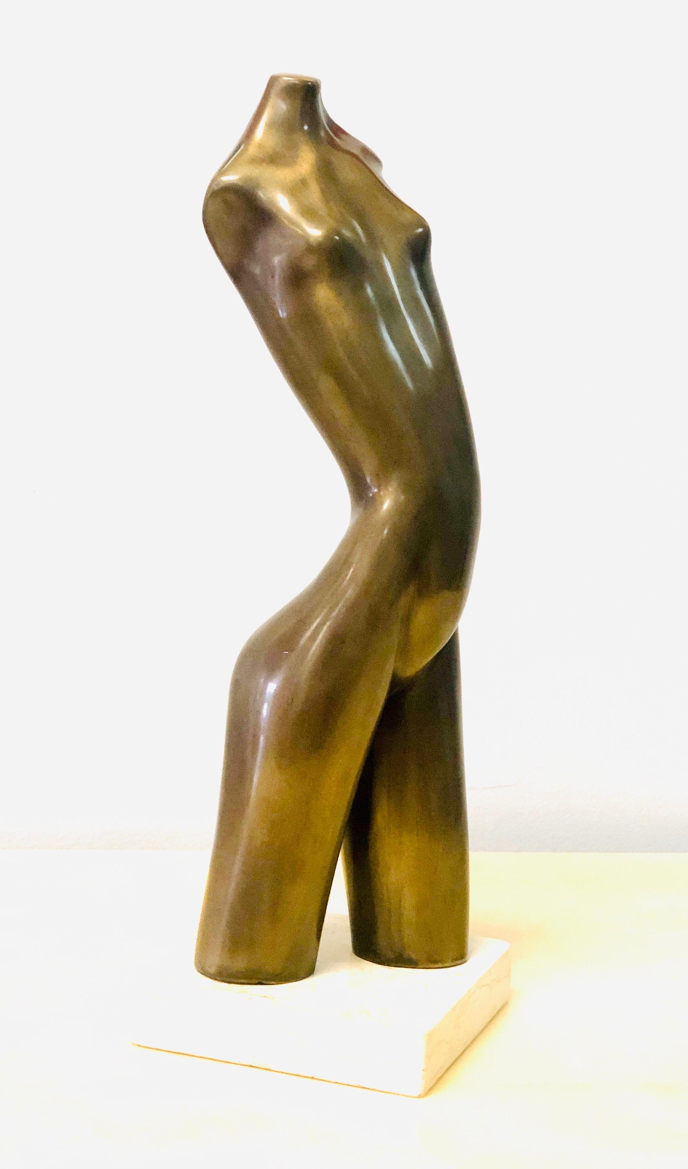 Modern Bronze Nude Sculpture by Hagar 2