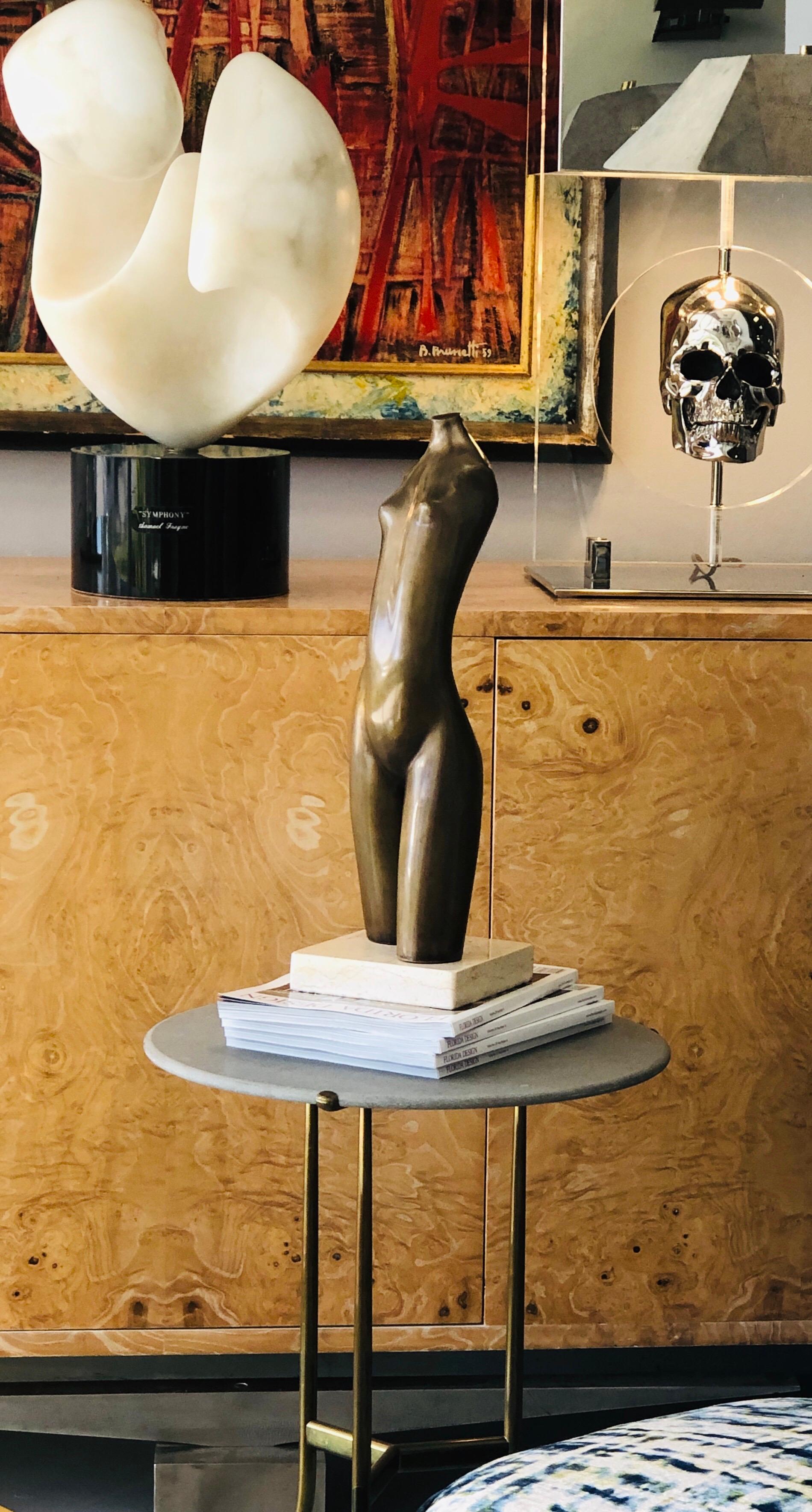 Modern Bronze Nude Sculpture by Hagar 3