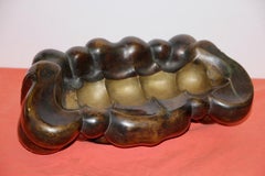 Scultura moderna in bronzo, "Risonanza astratta" di Gerald Matzner, 20° secolo