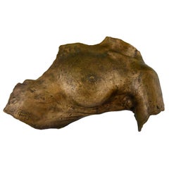 Moderne Bronzeskulptur Weiblicher Torso Magnetische Beweise Vassilakis Takis