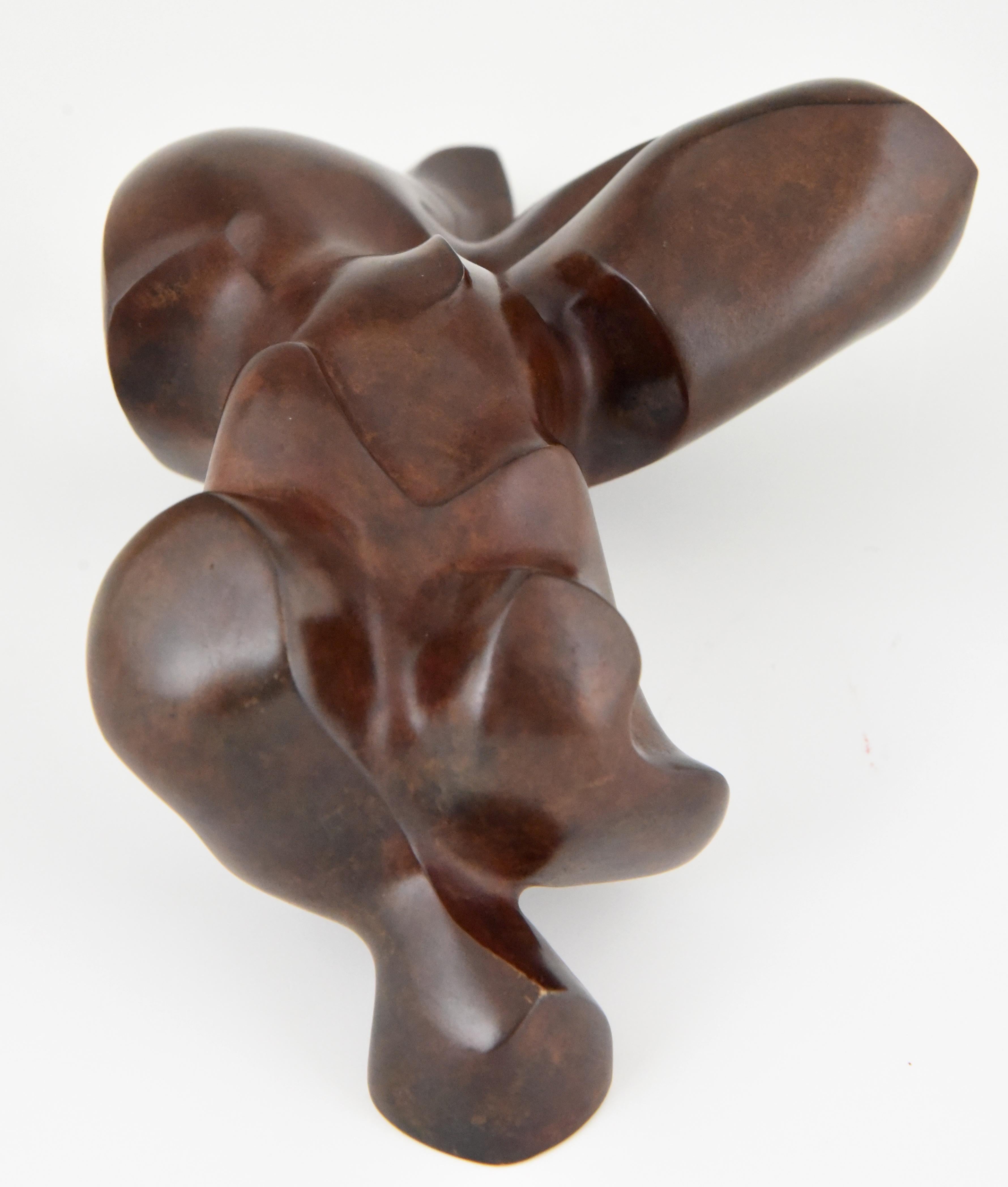 Modern Bronze Sculpture of a Nude Alain Guillotin  1980, France In Good Condition In Antwerp, BE