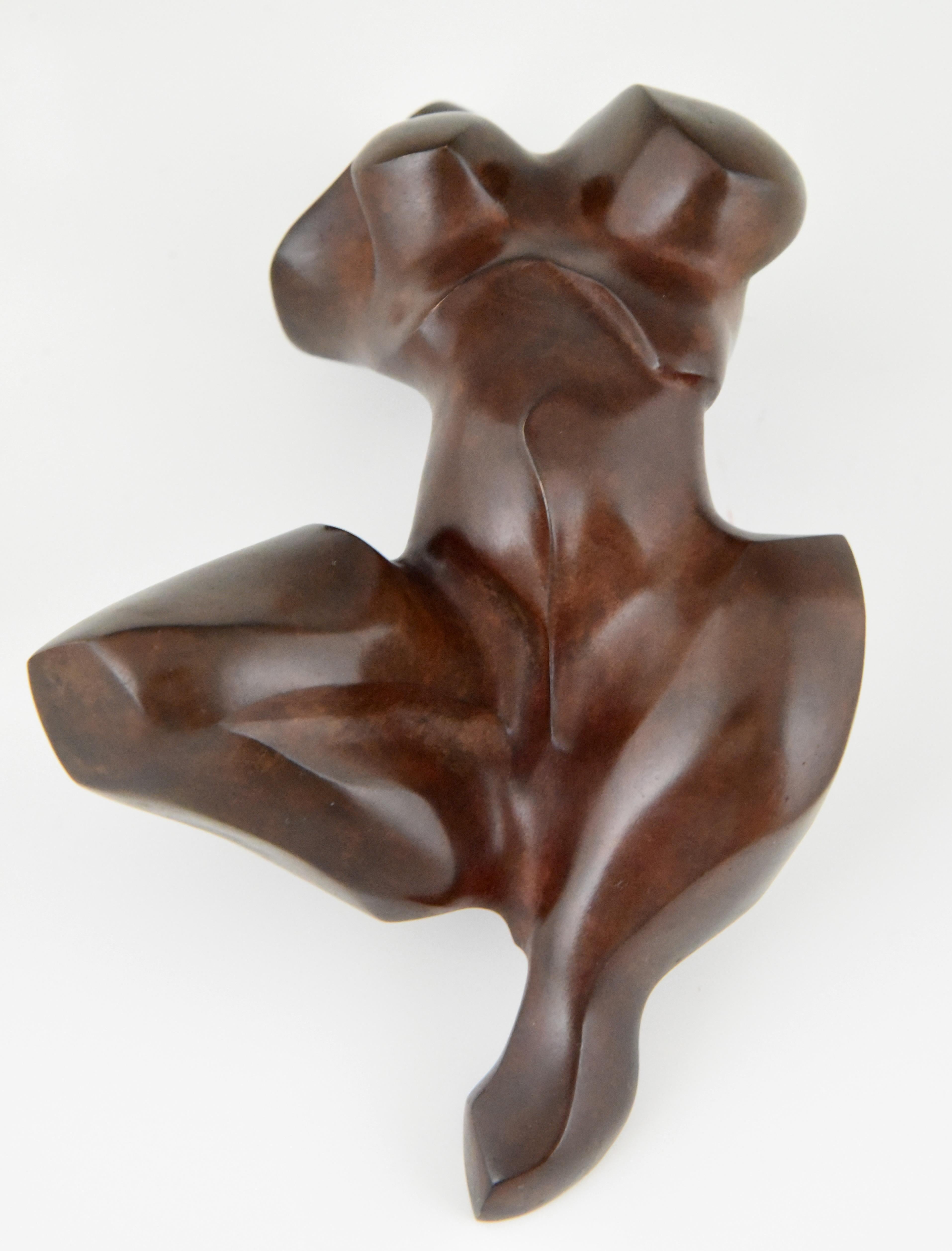 Modern Bronze Sculpture of a Nude Alain Guillotin  1980, France 2