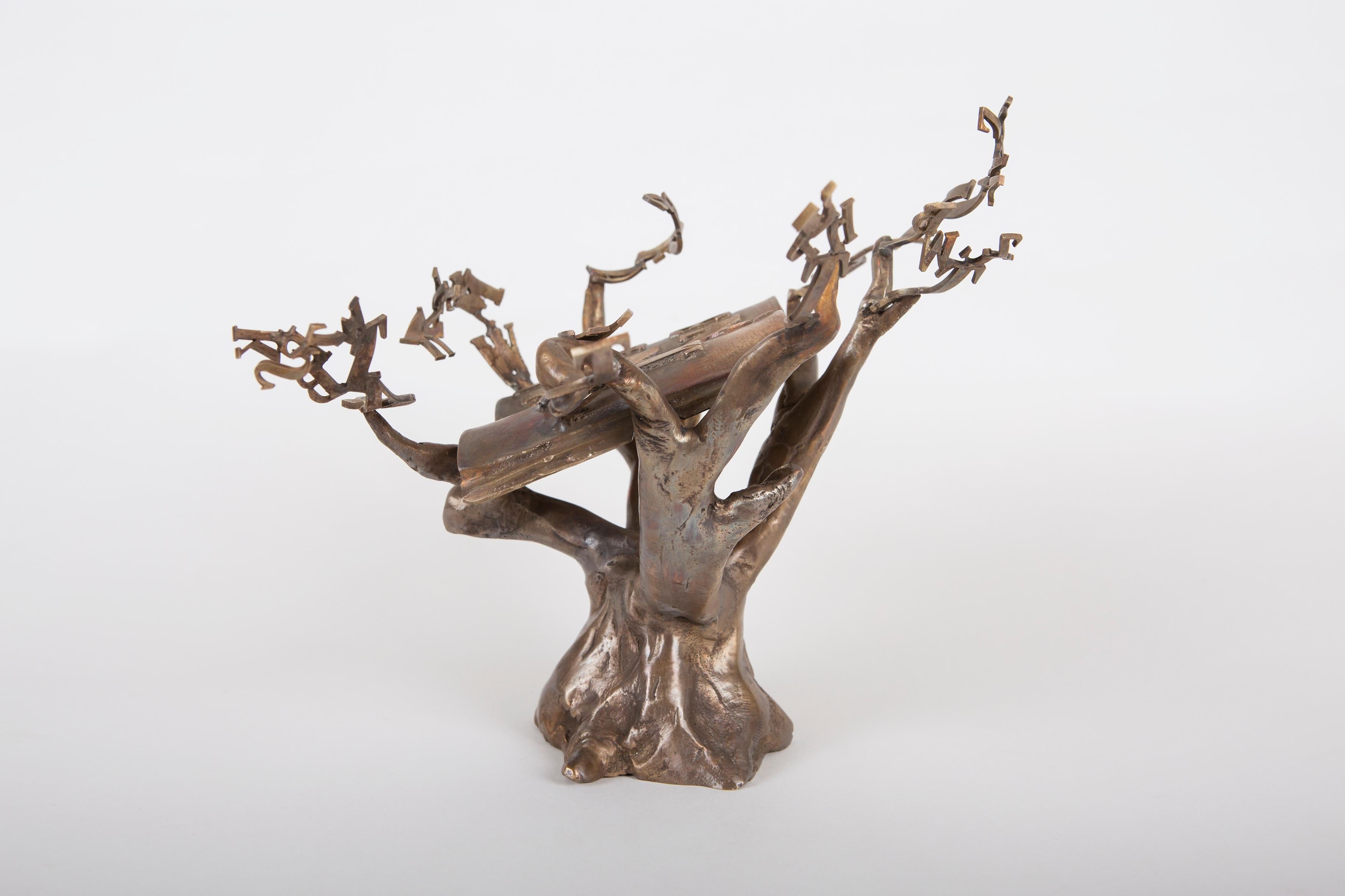 Contemporary Modern Bronze Sculpture 