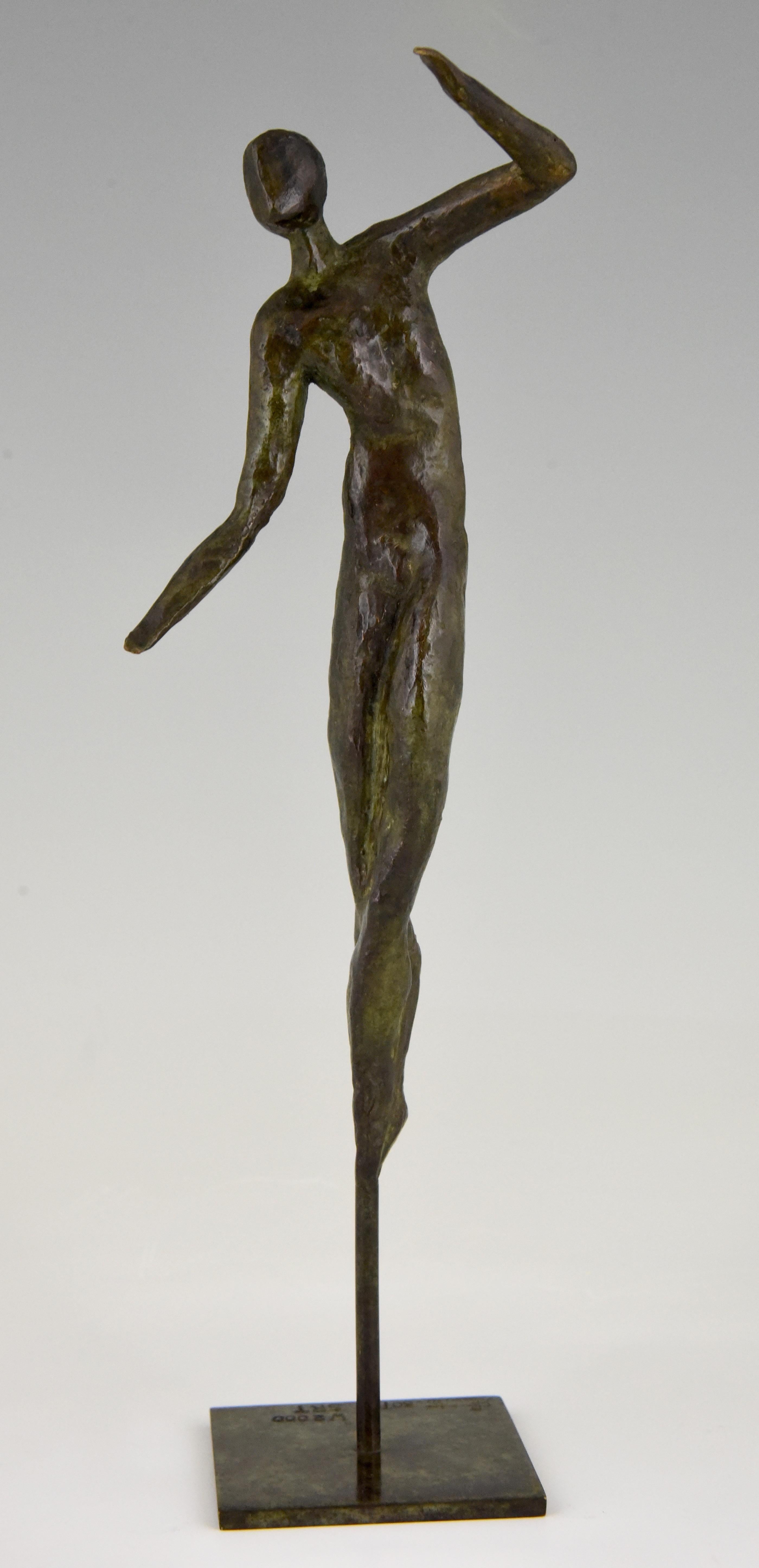 Moderne Bronzeskulpturen Tanzendes Paar Isabelle Calvetti Frankreich 2000 1