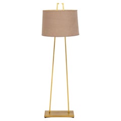 Modern Bronzed Metal Floor Lamp