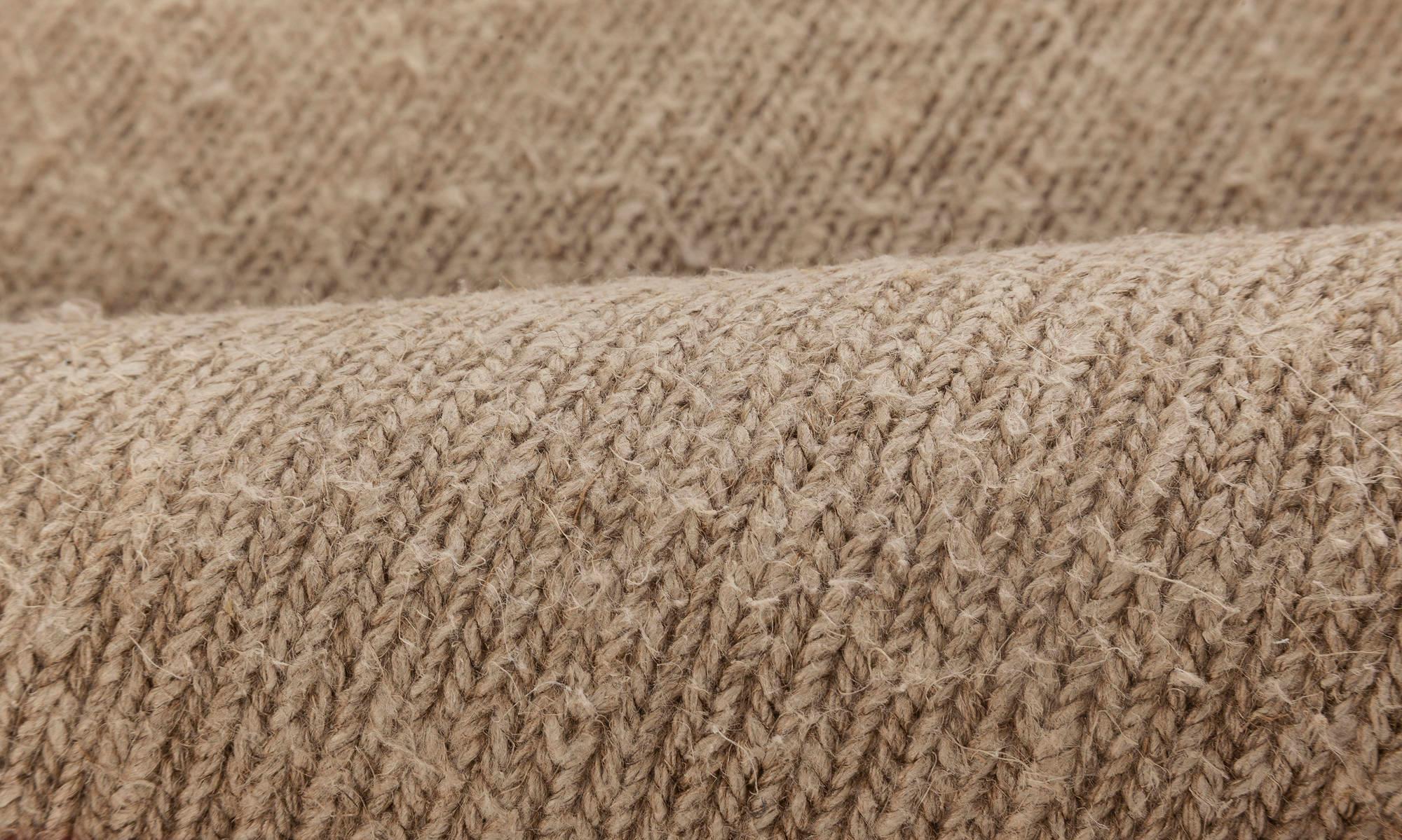 Modern Brown Flat Weave Wool rug by Doris Leslie Blau
Size: 6'9