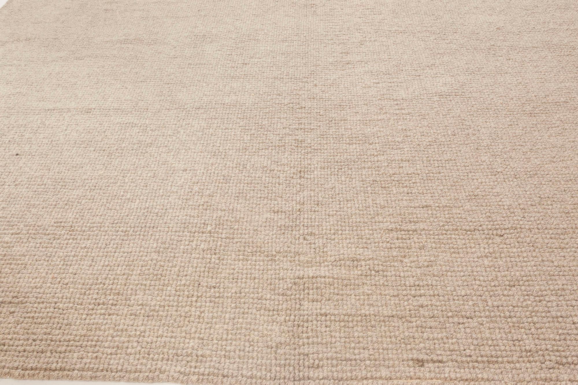Modern Brown Flat-Weave Wool Rug by Doris Leslie Blau In New Condition For Sale In New York, NY