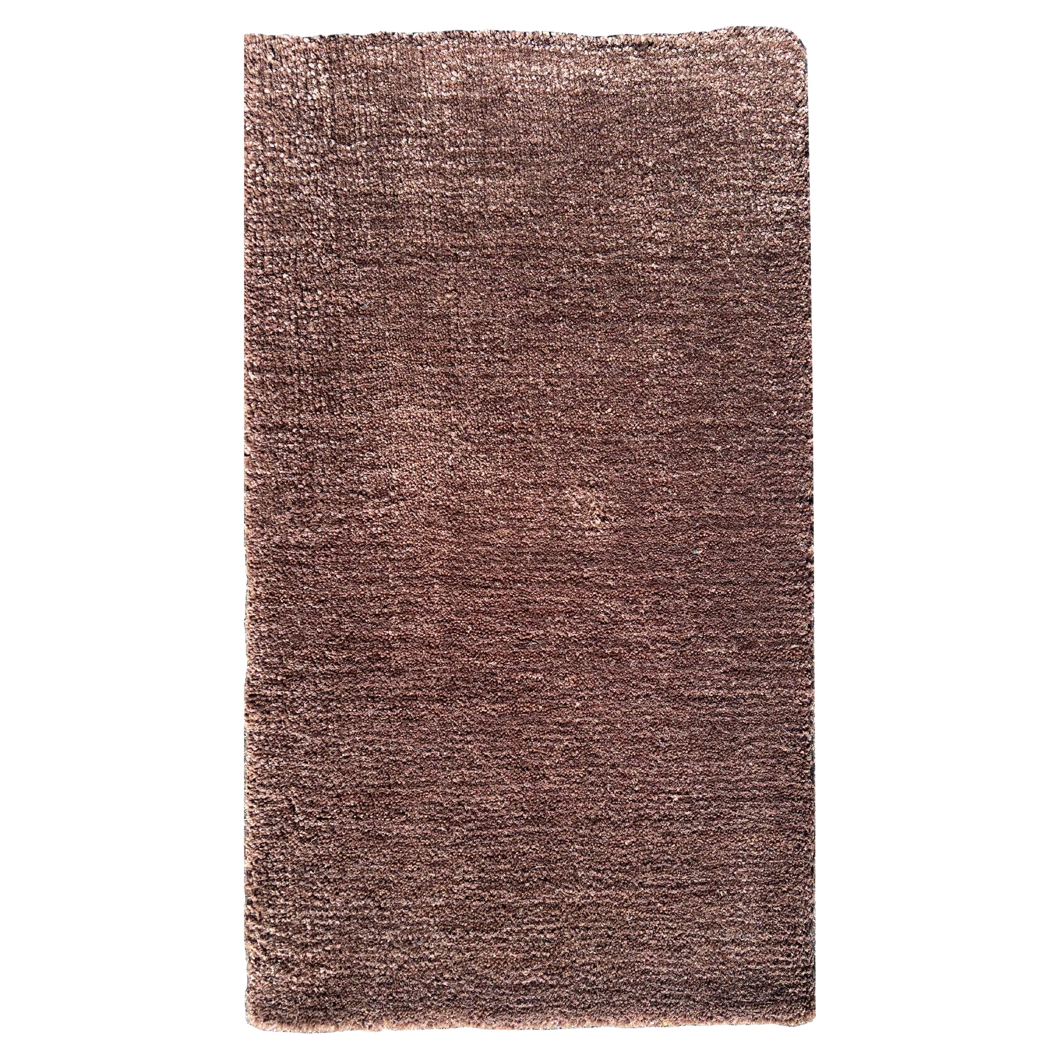 Lana e seta marrone moderna