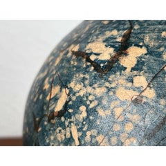 Vase moderne brutaliste en Studio Pottery allemand de Gerhard Liebenthron, 1975