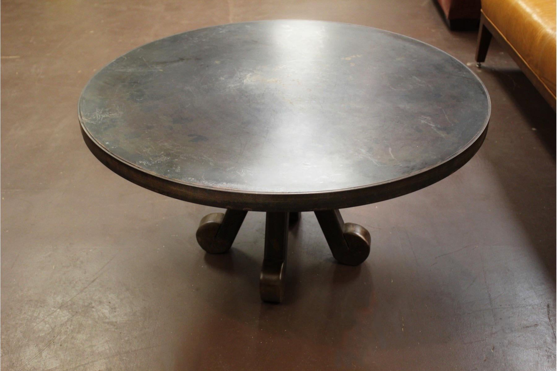 custom round coffee table