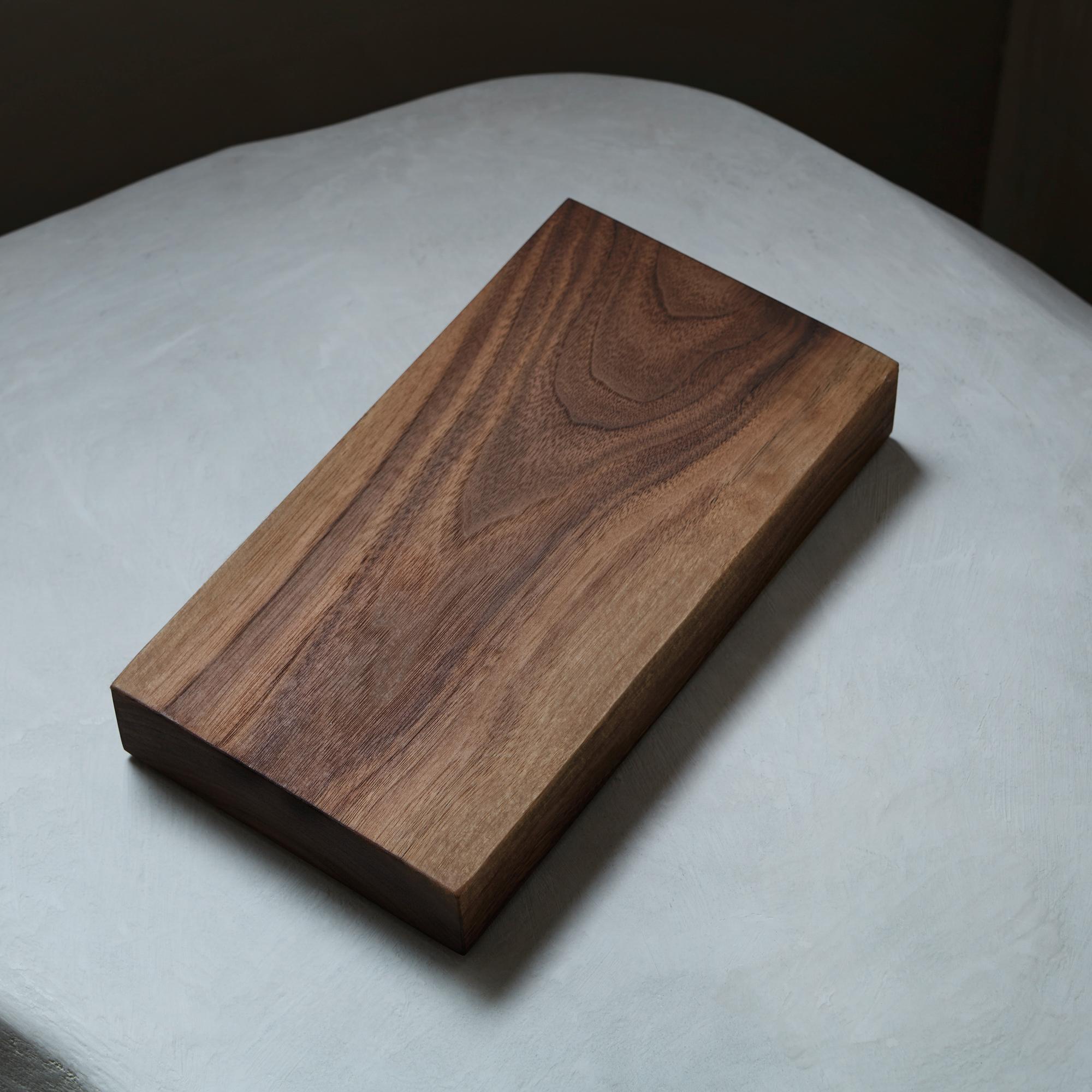Modern Brutalist Solid Wooden Cadence Dining Table - Dark Brown For Sale 2