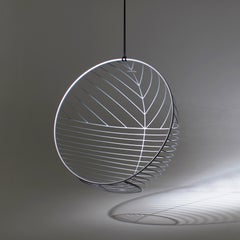 Chaise bulle moderne en acier, idéale pour l'extérieur