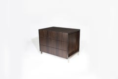 Modern Bureau in Fumed Ebony Oak, by Studio DiPaolo