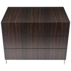 Modern Bureau in Fumed Ebony Oak, by Studio DiPaolo