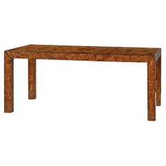 Used Modern Burl Dining Table