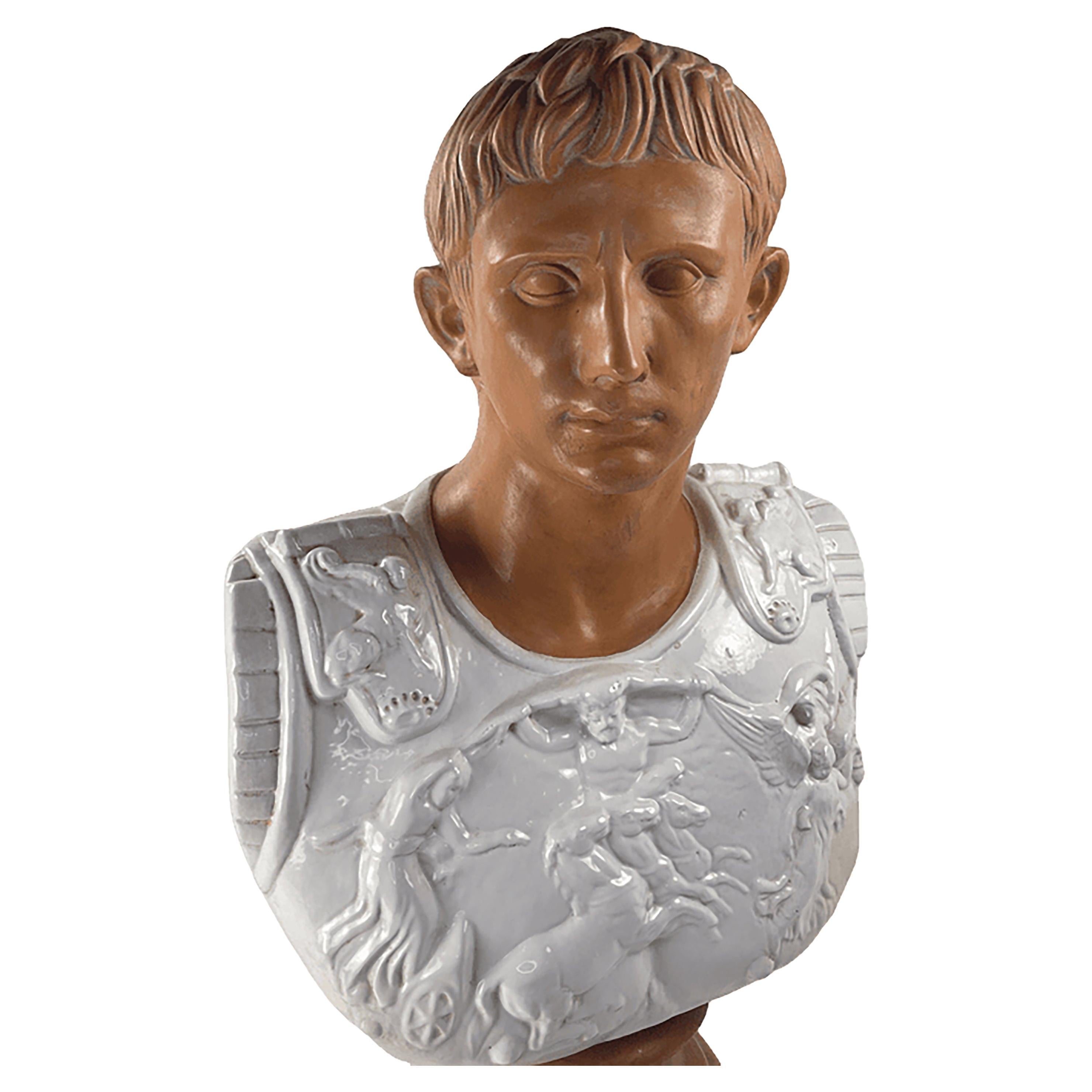 Modern Bust of a Roman Soldier For Sale