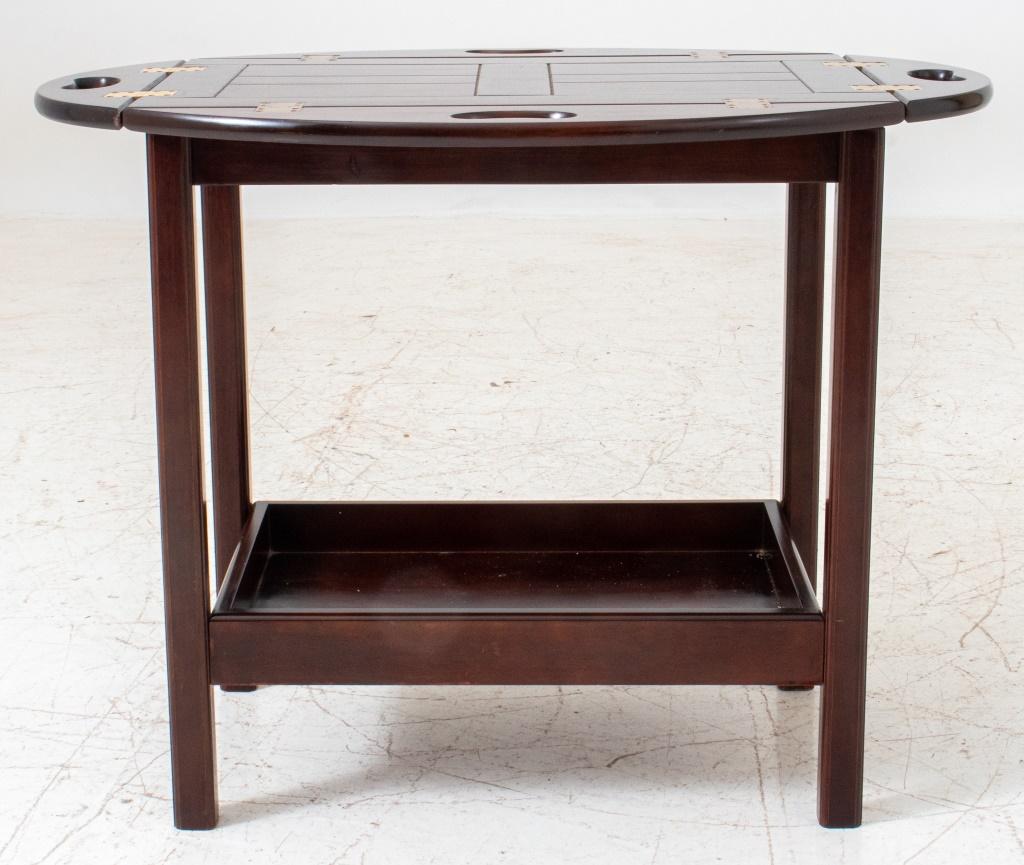 Modern Wood Butler's Coffee Table For Sale 2