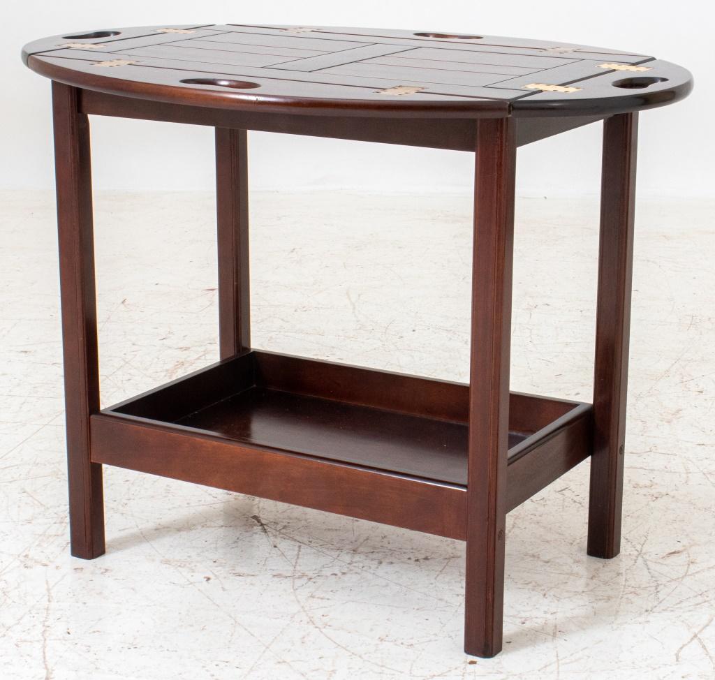 Modern Wood Butler's Coffee Table In Good Condition For Sale In New York, NY