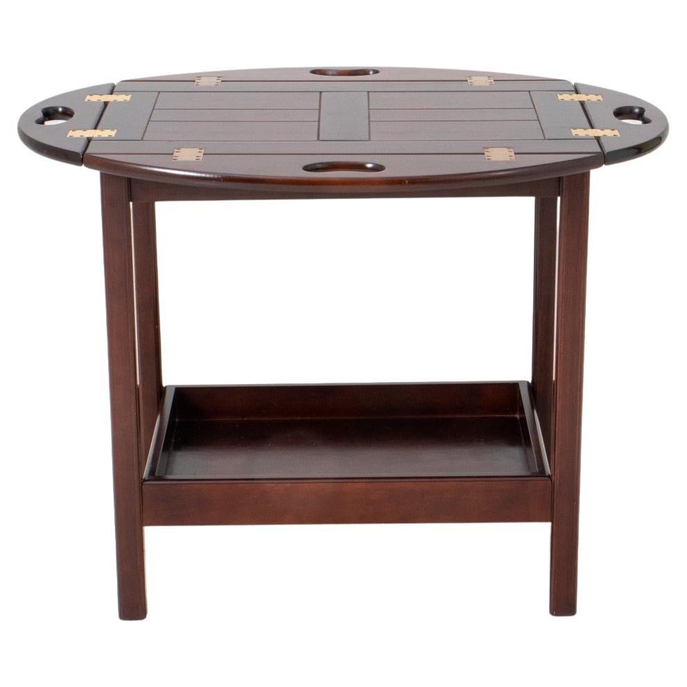 Modern Wood Butler's Coffee Table For Sale